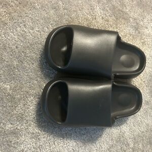 Adult Black Slide Sandals